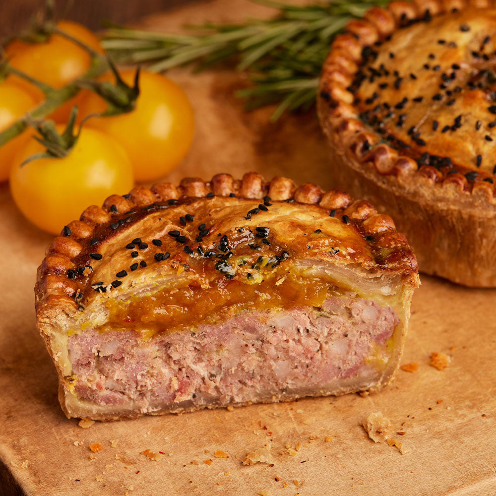 Apricot & Ginger Pork Pie - Frozen Pack of 6