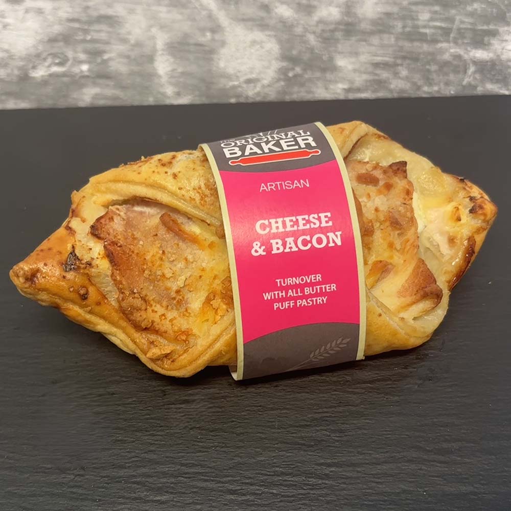 Cheese & Smoked Bacon Turnover - Frozen Pack of 12