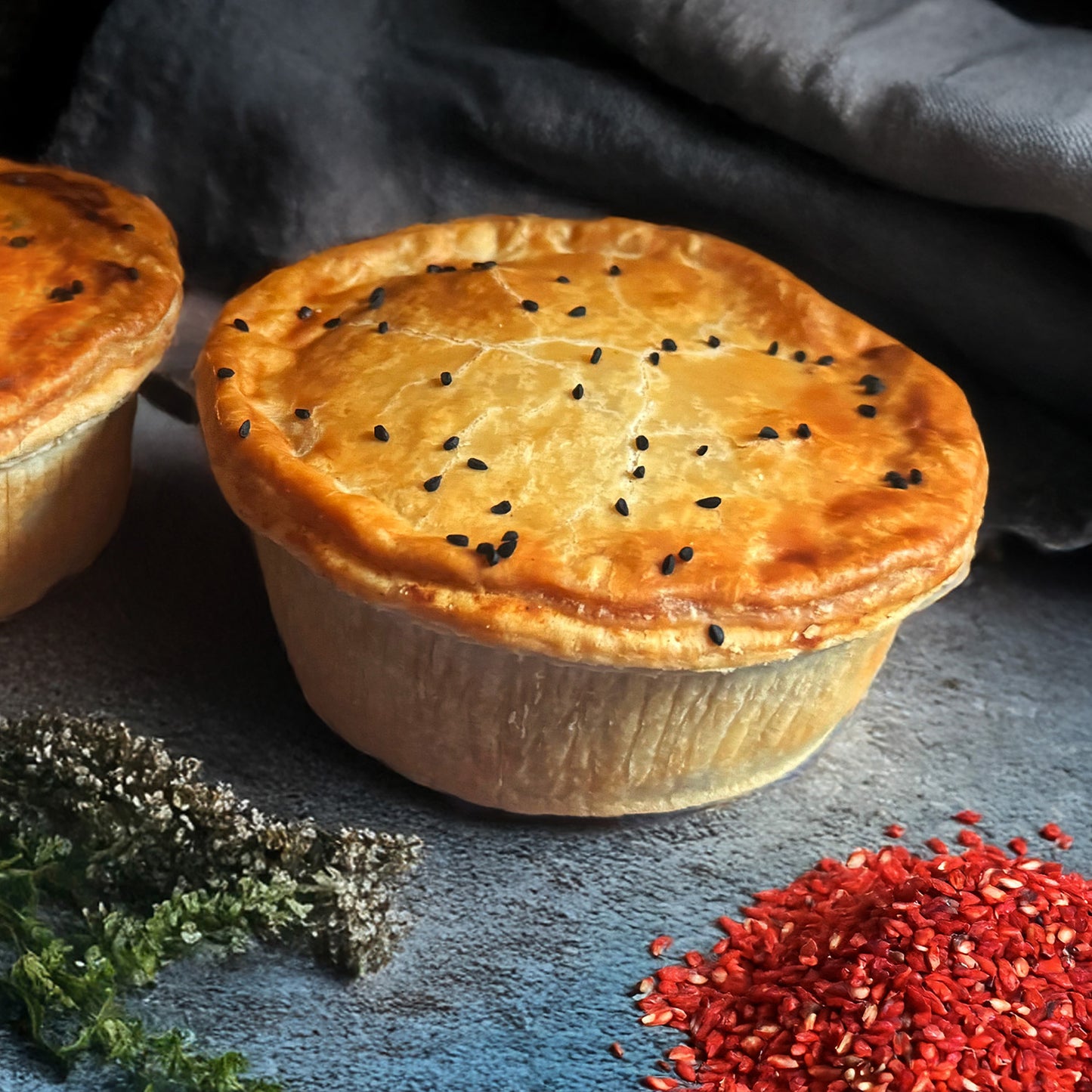 Chickpea & Daal Balti Vegan Pie - Frozen Pack of 6