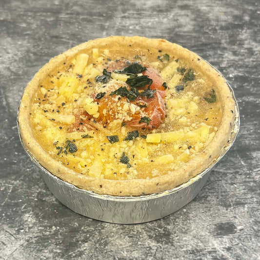 Brie, Roasted Tomato & Basil Quiche - Frozen Pack of 6