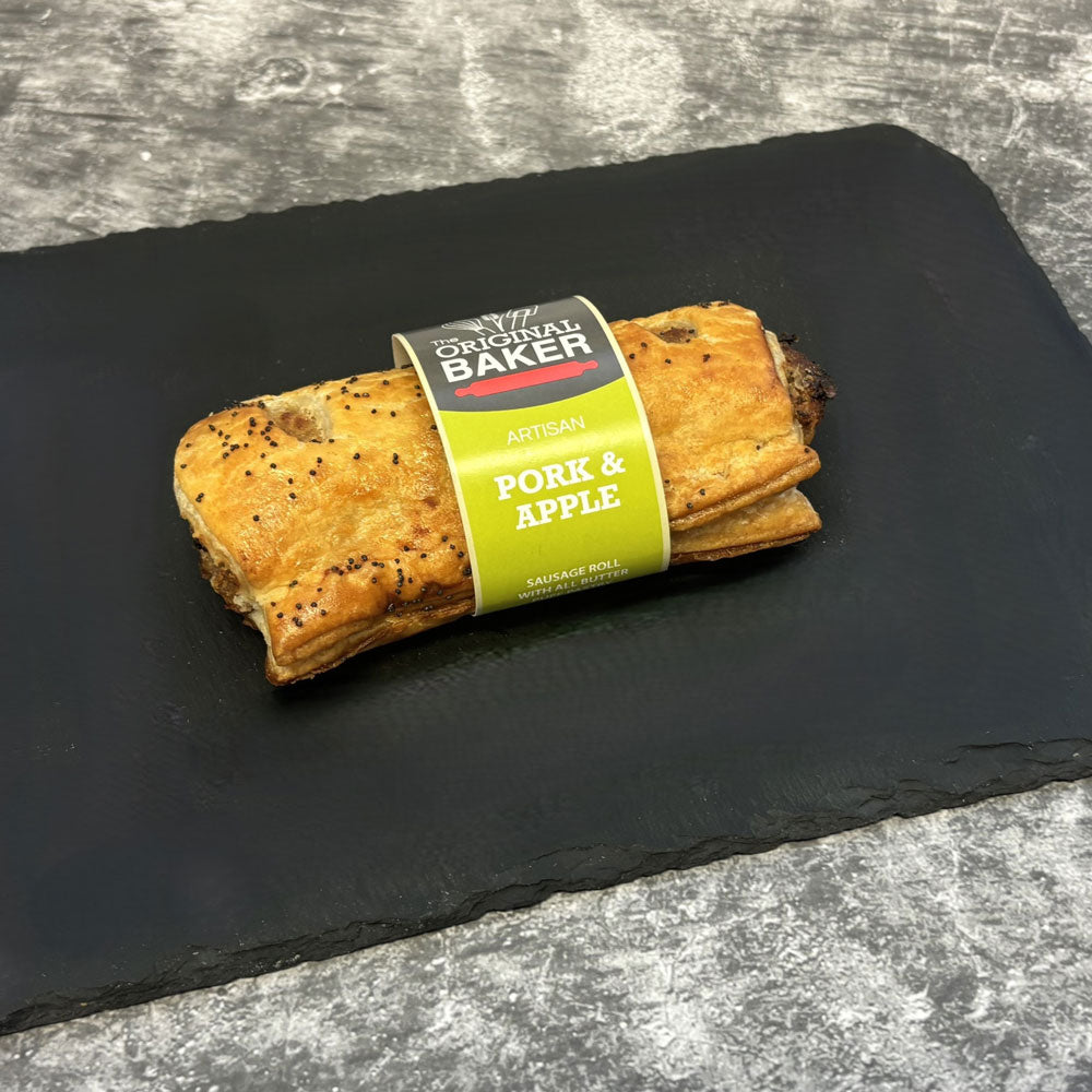 Pork and Apple Sausage Roll - Frozen Pack of 12