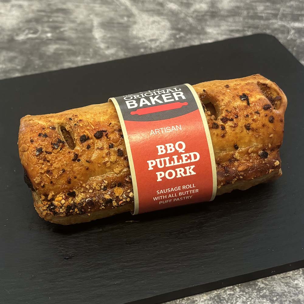 BBQ Pulled Pork Sausage Roll - Frozen Pack of 12