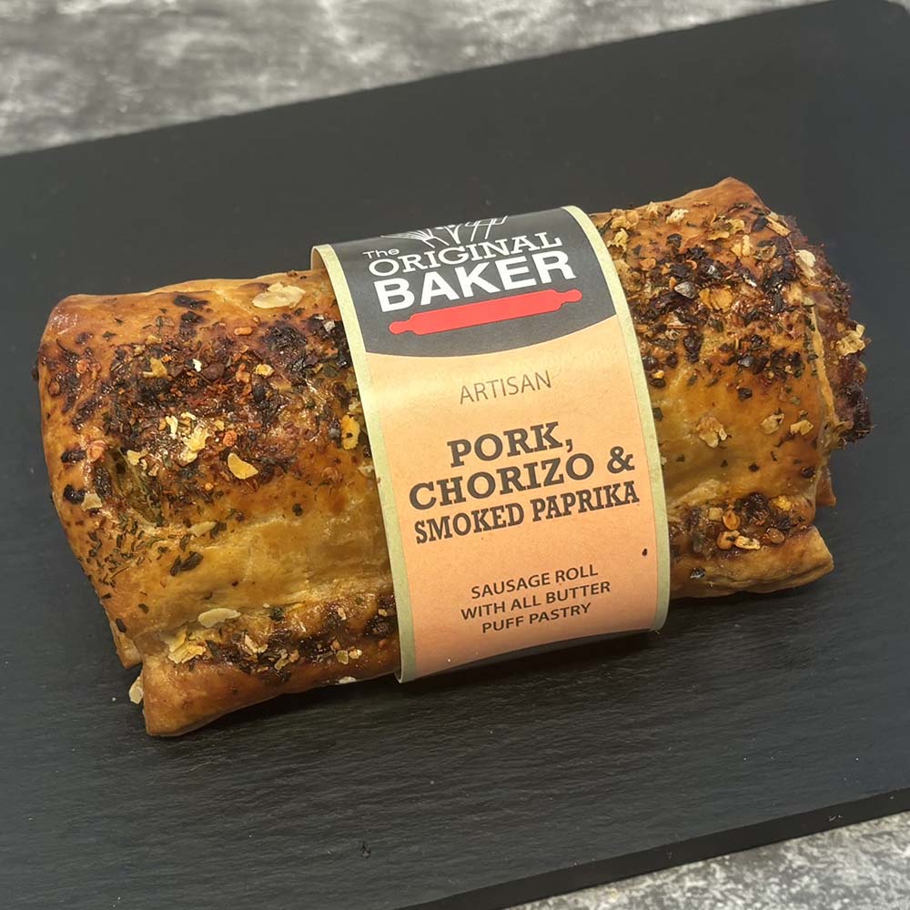 Chorizo & Smoked Paprika Roll - Frozen Pack of 12