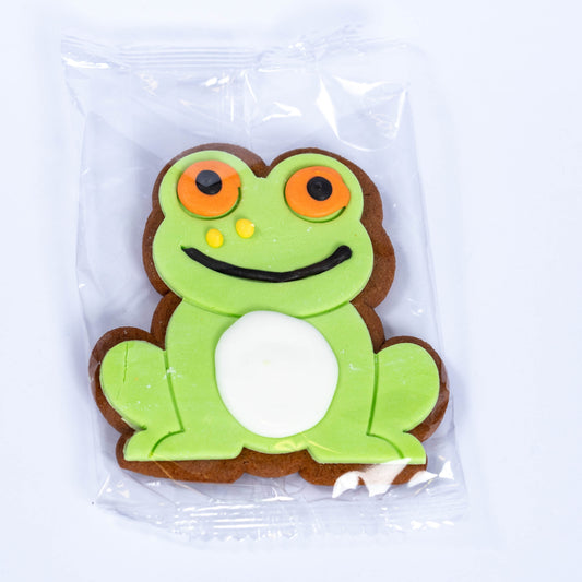 Finley The Frog Gingerbread Biscuit