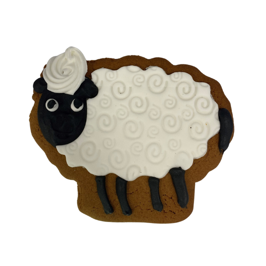 Sharon The Sheep Gingerbread Biscuit
