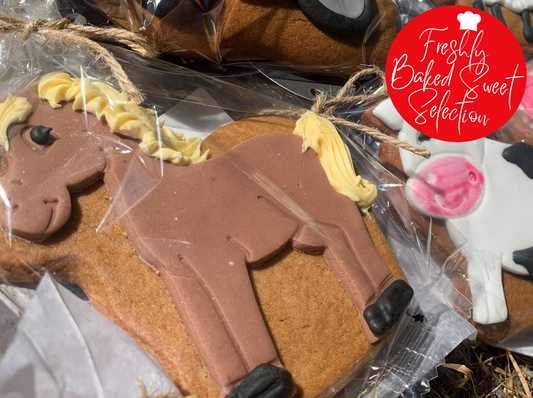 Farmyard Gingerbread Biscuits - Horse - The Original Baker