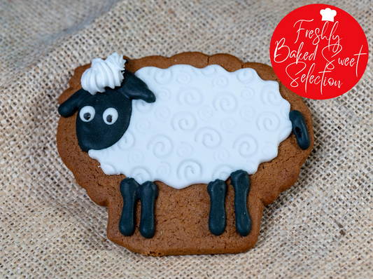 Farmyard Gingerbread Biscuits - Sheep - The Original Baker
